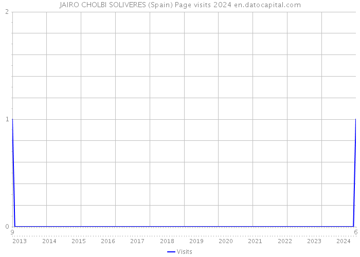 JAIRO CHOLBI SOLIVERES (Spain) Page visits 2024 