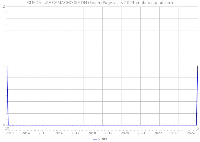 GUADALUPE CAMACHO SIMON (Spain) Page visits 2024 