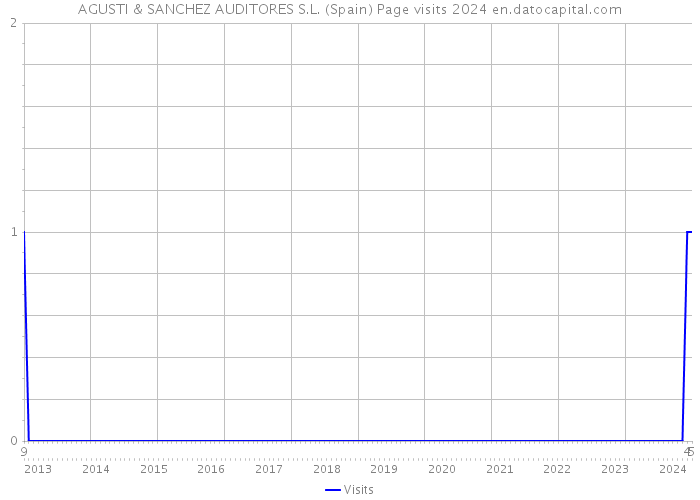 AGUSTI & SANCHEZ AUDITORES S.L. (Spain) Page visits 2024 