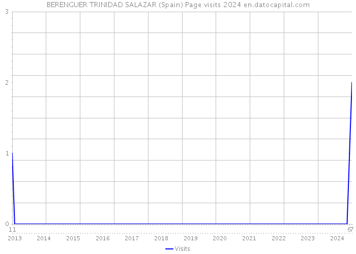 BERENGUER TRINIDAD SALAZAR (Spain) Page visits 2024 