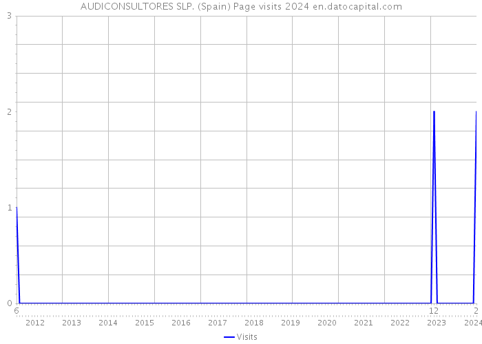 AUDICONSULTORES SLP. (Spain) Page visits 2024 