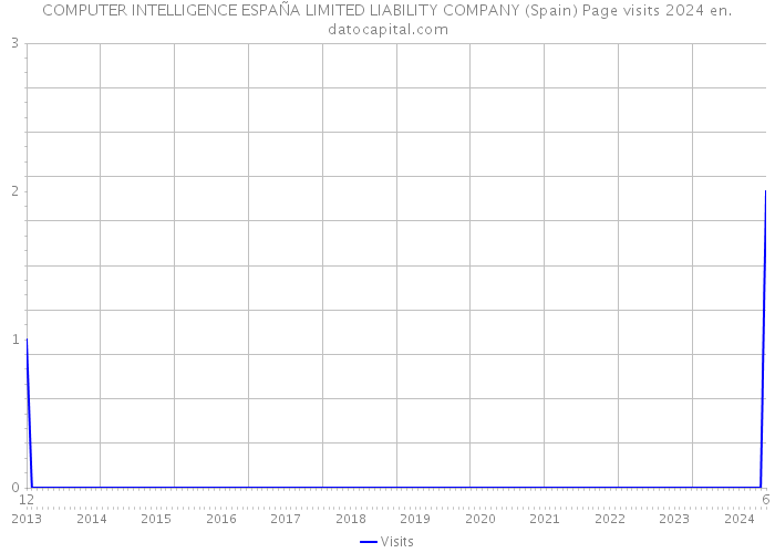 COMPUTER INTELLIGENCE ESPAÑA LIMITED LIABILITY COMPANY (Spain) Page visits 2024 