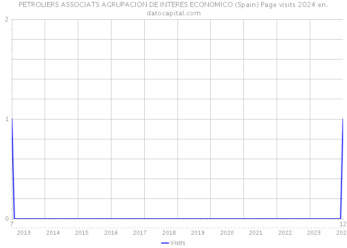 PETROLIERS ASSOCIATS AGRUPACION DE INTERES ECONOMICO (Spain) Page visits 2024 