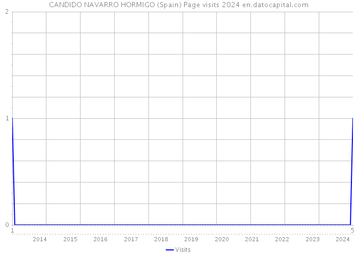CANDIDO NAVARRO HORMIGO (Spain) Page visits 2024 