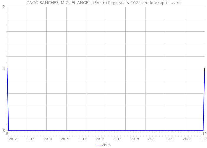 GAGO SANCHEZ, MIGUEL ANGEL. (Spain) Page visits 2024 