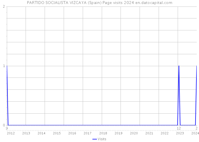 PARTIDO SOCIALISTA VIZCAYA (Spain) Page visits 2024 