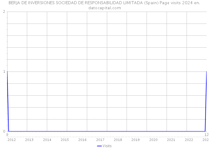 BERJA DE INVERSIONES SOCIEDAD DE RESPONSABILIDAD LIMITADA (Spain) Page visits 2024 