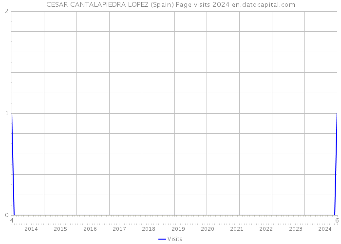 CESAR CANTALAPIEDRA LOPEZ (Spain) Page visits 2024 