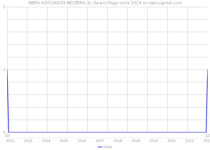 IBEPA ASOCIADOS BECERRIL SL (Spain) Page visits 2024 