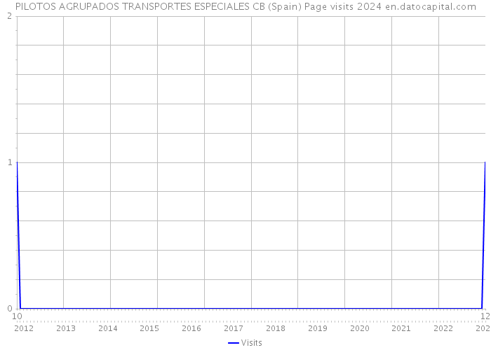 PILOTOS AGRUPADOS TRANSPORTES ESPECIALES CB (Spain) Page visits 2024 