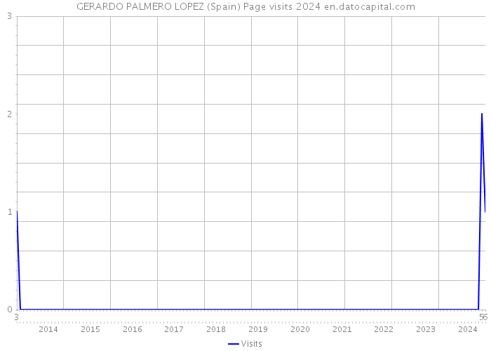 GERARDO PALMERO LOPEZ (Spain) Page visits 2024 