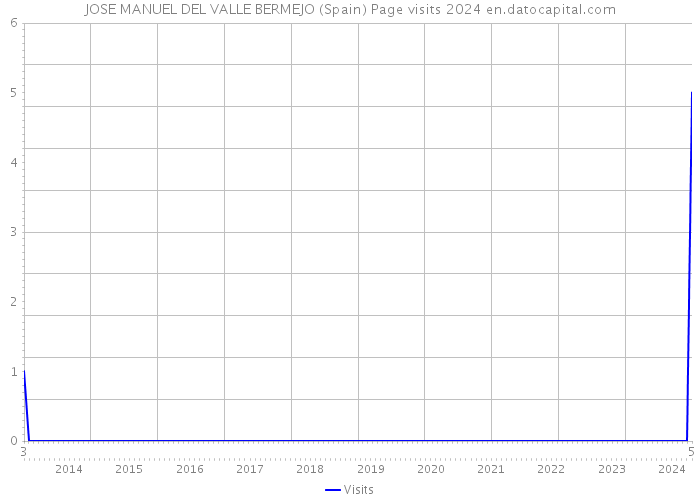 JOSE MANUEL DEL VALLE BERMEJO (Spain) Page visits 2024 