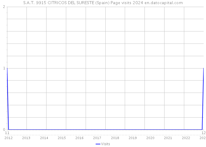 S.A.T. 9915 CITRICOS DEL SURESTE (Spain) Page visits 2024 