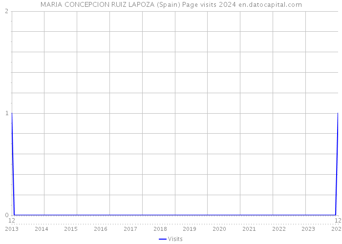 MARIA CONCEPCION RUIZ LAPOZA (Spain) Page visits 2024 