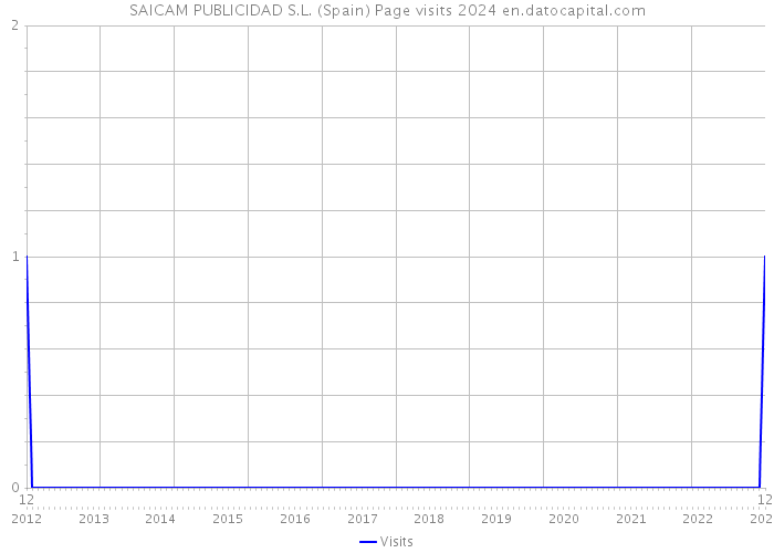 SAICAM PUBLICIDAD S.L. (Spain) Page visits 2024 