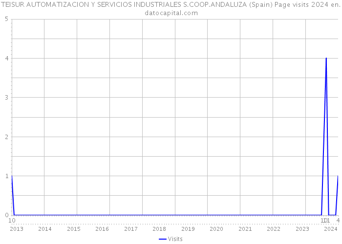 TEISUR AUTOMATIZACION Y SERVICIOS INDUSTRIALES S.COOP.ANDALUZA (Spain) Page visits 2024 