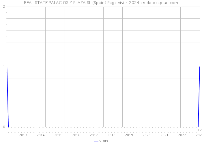 REAL STATE PALACIOS Y PLAZA SL (Spain) Page visits 2024 