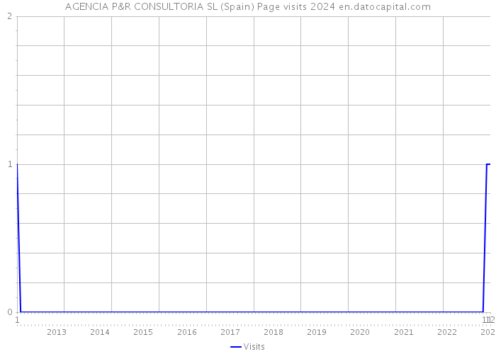 AGENCIA P&R CONSULTORIA SL (Spain) Page visits 2024 