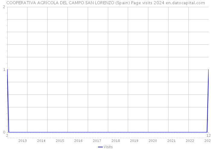 COOPERATIVA AGRICOLA DEL CAMPO SAN LORENZO (Spain) Page visits 2024 