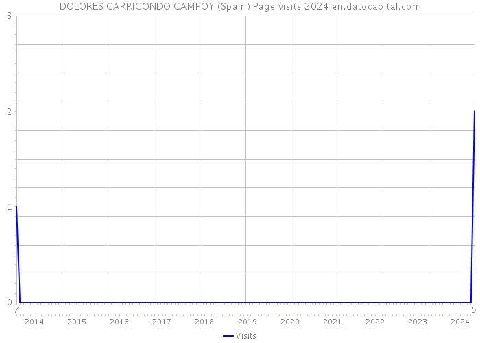 DOLORES CARRICONDO CAMPOY (Spain) Page visits 2024 