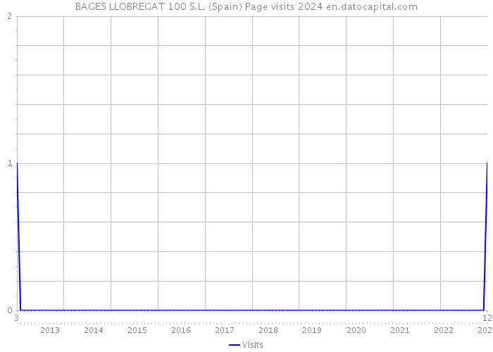 BAGES LLOBREGAT 100 S.L. (Spain) Page visits 2024 