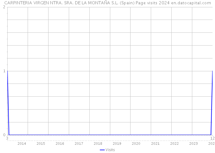CARPINTERIA VIRGEN NTRA. SRA. DE LA MONTAÑA S.L. (Spain) Page visits 2024 