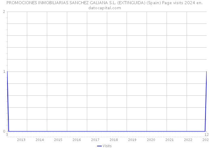 PROMOCIONES INMOBILIARIAS SANCHEZ GALIANA S.L. (EXTINGUIDA) (Spain) Page visits 2024 