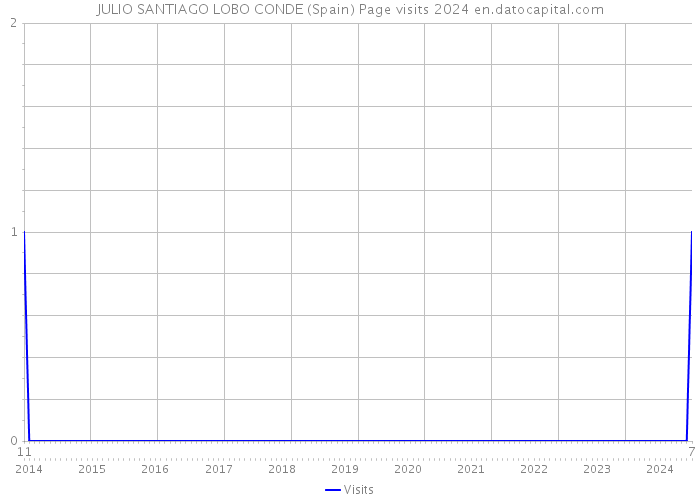 JULIO SANTIAGO LOBO CONDE (Spain) Page visits 2024 