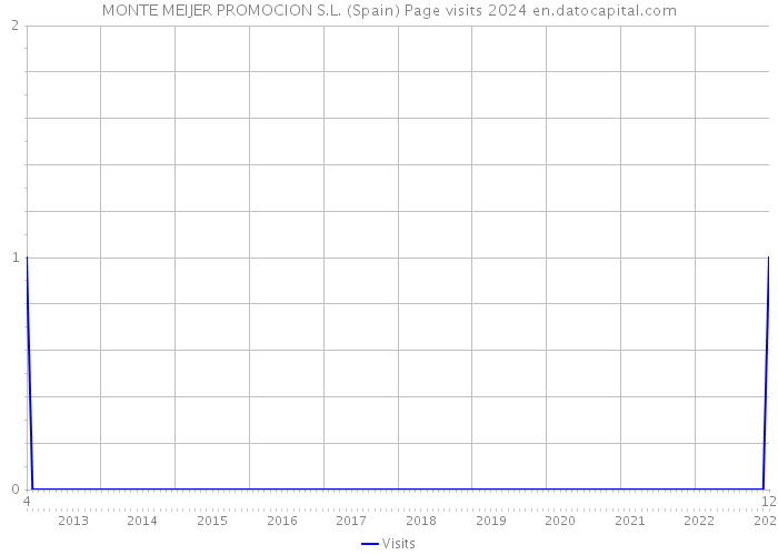 MONTE MEIJER PROMOCION S.L. (Spain) Page visits 2024 