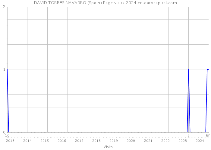 DAVID TORRES NAVARRO (Spain) Page visits 2024 
