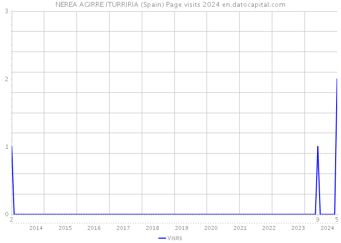 NEREA AGIRRE ITURRIRIA (Spain) Page visits 2024 
