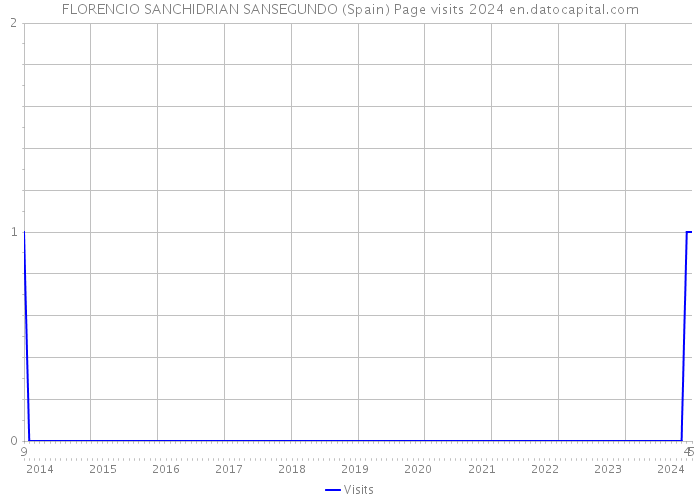 FLORENCIO SANCHIDRIAN SANSEGUNDO (Spain) Page visits 2024 