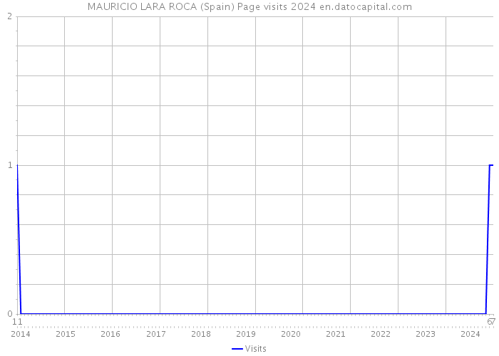 MAURICIO LARA ROCA (Spain) Page visits 2024 