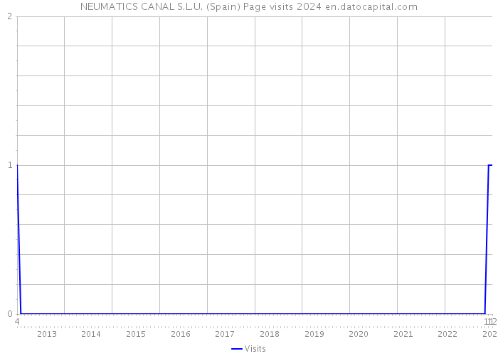 NEUMATICS CANAL S.L.U. (Spain) Page visits 2024 