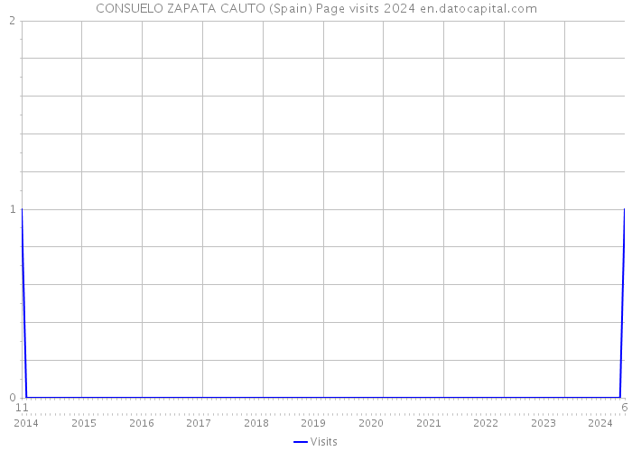 CONSUELO ZAPATA CAUTO (Spain) Page visits 2024 