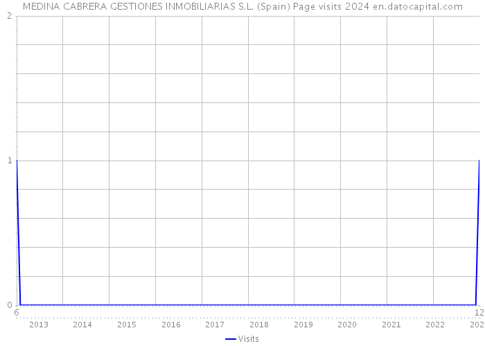 MEDINA CABRERA GESTIONES INMOBILIARIAS S.L. (Spain) Page visits 2024 
