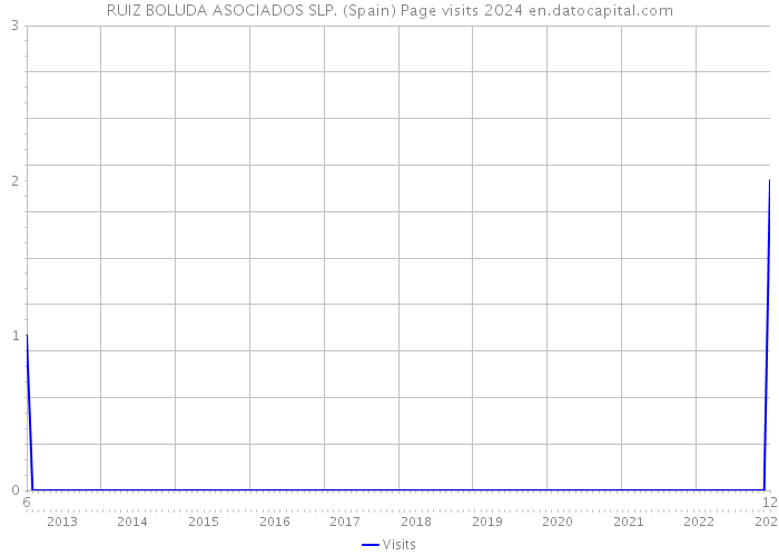 RUIZ BOLUDA ASOCIADOS SLP. (Spain) Page visits 2024 