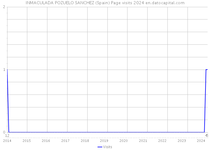 INMACULADA POZUELO SANCHEZ (Spain) Page visits 2024 