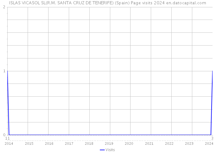 ISLAS VICASOL SL(R.M. SANTA CRUZ DE TENERIFE) (Spain) Page visits 2024 