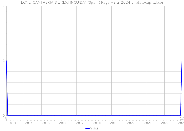 TECNEI CANTABRIA S.L. (EXTINGUIDA) (Spain) Page visits 2024 