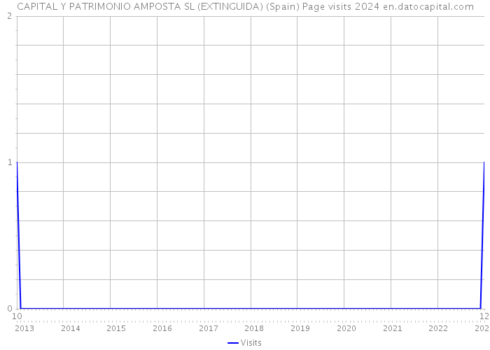 CAPITAL Y PATRIMONIO AMPOSTA SL (EXTINGUIDA) (Spain) Page visits 2024 