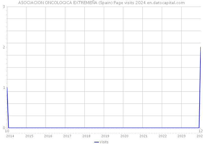 ASOCIACION ONCOLOGICA EXTREMEÑA (Spain) Page visits 2024 