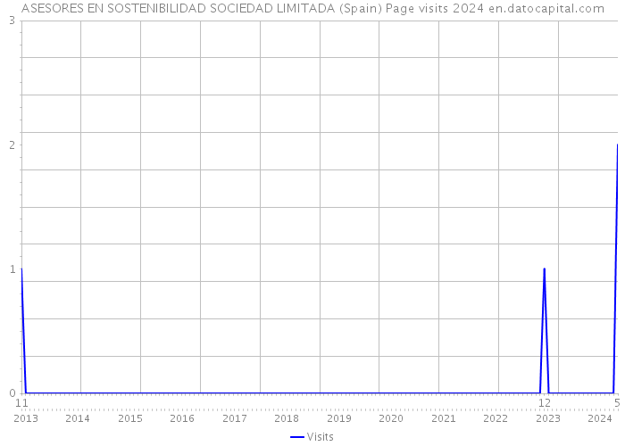 ASESORES EN SOSTENIBILIDAD SOCIEDAD LIMITADA (Spain) Page visits 2024 