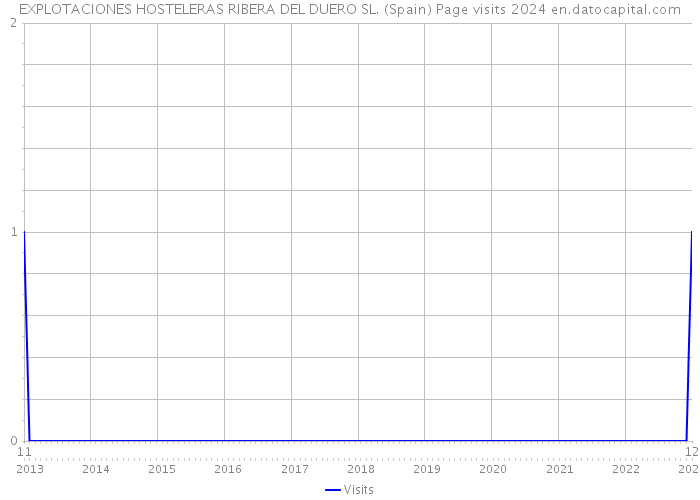 EXPLOTACIONES HOSTELERAS RIBERA DEL DUERO SL. (Spain) Page visits 2024 