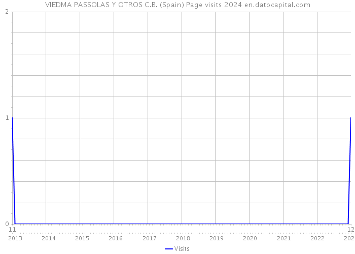 VIEDMA PASSOLAS Y OTROS C.B. (Spain) Page visits 2024 