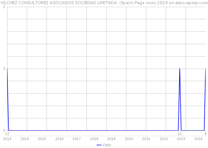 VILCHEZ CONSULTORES ASOCIADOS SOCIEDAD LIMITADA. (Spain) Page visits 2024 