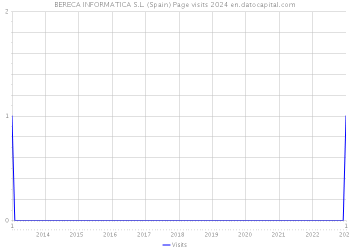 BERECA INFORMATICA S.L. (Spain) Page visits 2024 
