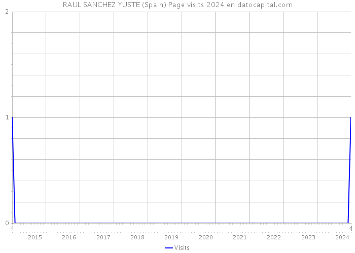 RAUL SANCHEZ YUSTE (Spain) Page visits 2024 