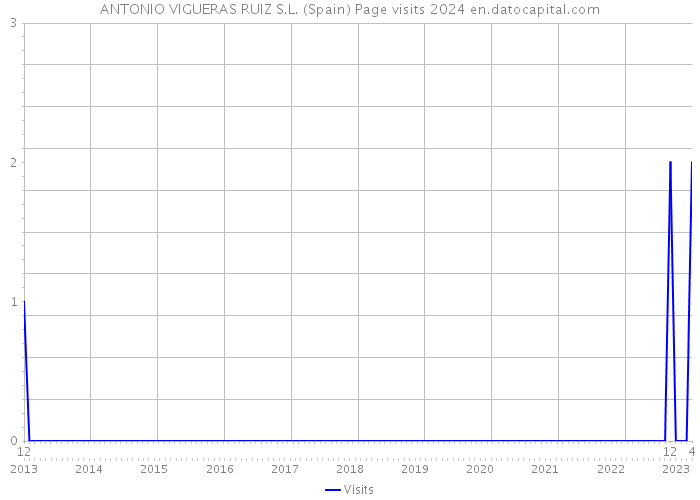 ANTONIO VIGUERAS RUIZ S.L. (Spain) Page visits 2024 