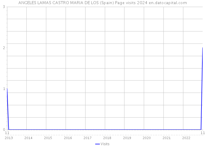 ANGELES LAMAS CASTRO MARIA DE LOS (Spain) Page visits 2024 